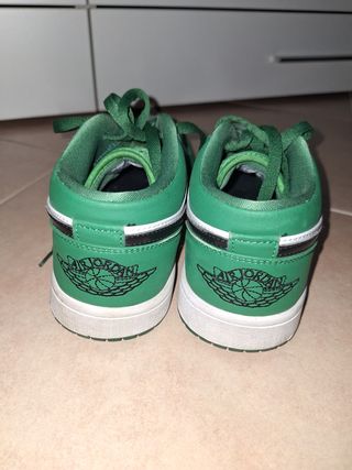 Scarpe Jordan 1 Low Verdi Bianche