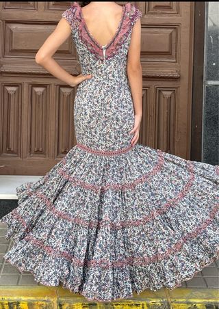 traje de flamenca canastero elástico T 3638