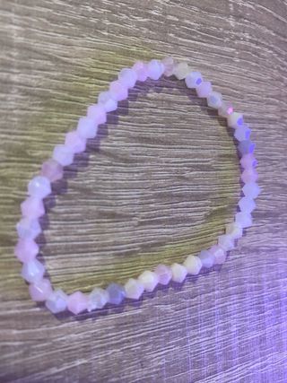 Pulsera de cuentas facetadas