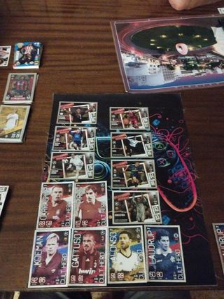 Cromos fútbol Topps Champions League