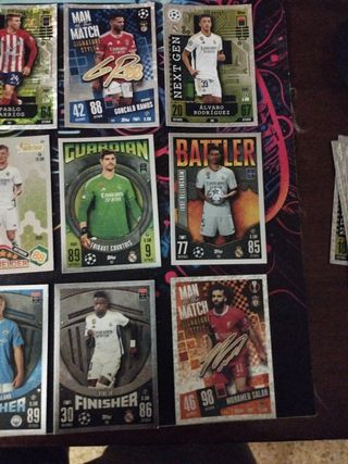 Cromos fútbol Topps Champions League