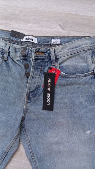Jeans Justin Loose Uomo Taglia 32/34