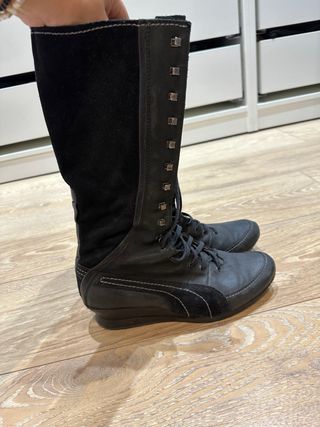 Botas Puma Piel Negra