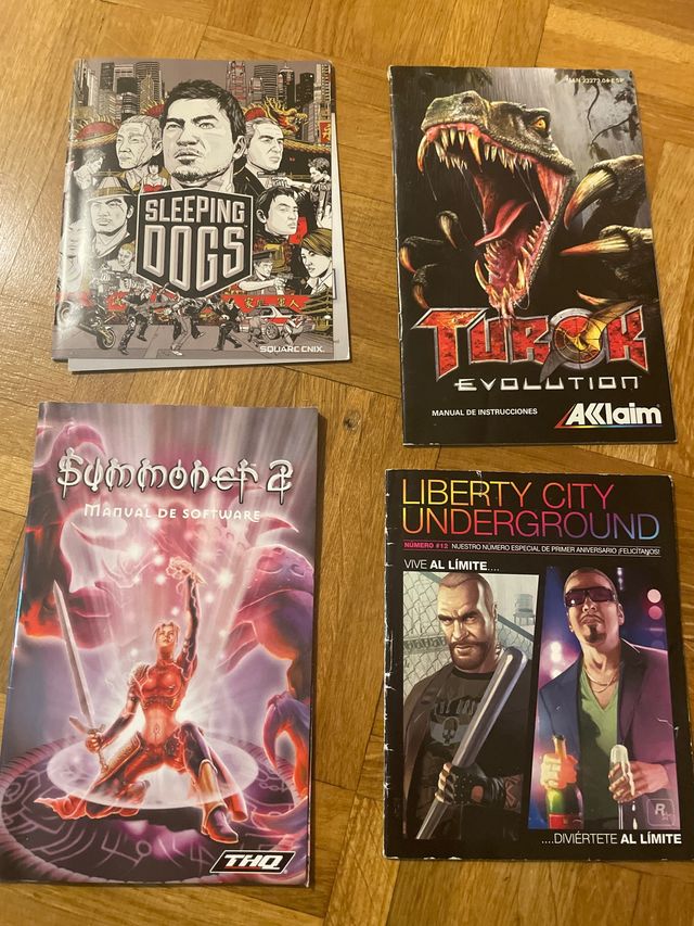 Manuales PS2/PS3 Distintos estados conservación.