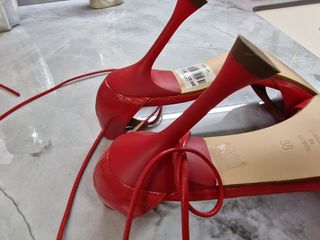 Sandalias de piel rojas Latouche