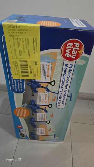 Patinete Infantil 3 Ruedas 4 en 1 Nuevo
