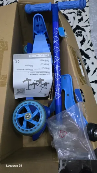 Patinete Infantil 3 Ruedas 4 en 1 Nuevo soloprueba