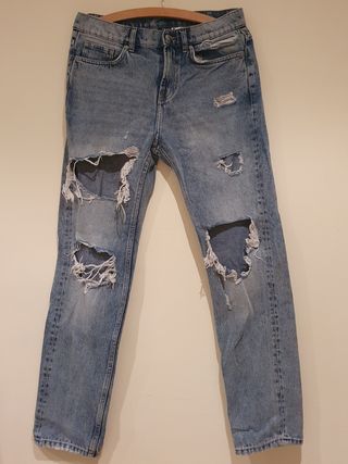 Pantalones Vaqueros H&M Divided Slim Talla 30