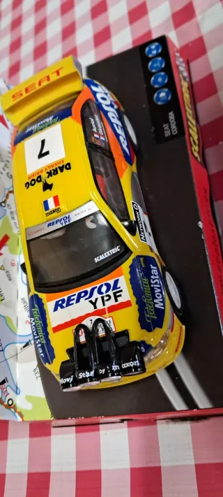 Coche Scalextric Seat Córdoba Rally Didier Auriol