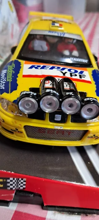 Coche Scalextric Seat Córdoba Rally Didier Auriol