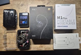 Shanling m1 plus reproductor audio negro