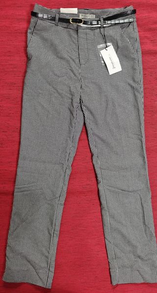 Pantalón cuadros Stradivarius Talla XS