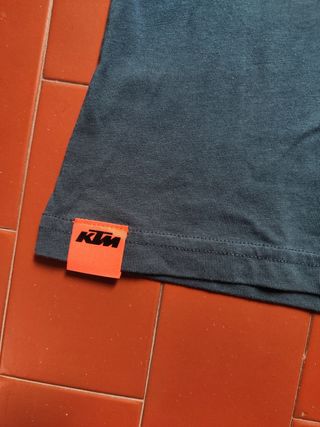 KTM pure style t-shirt uomo taglia S blu petrolio