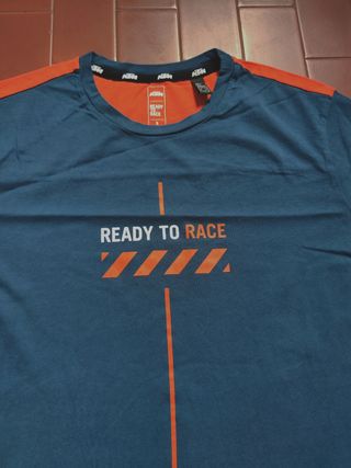 KTM pure style t-shirt uomo taglia S blu petrolio