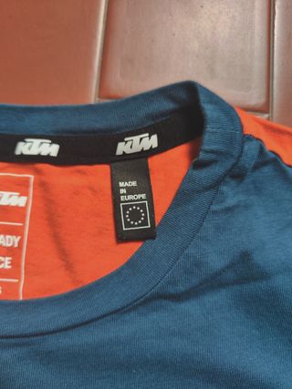 KTM pure style t-shirt uomo taglia S blu petrolio