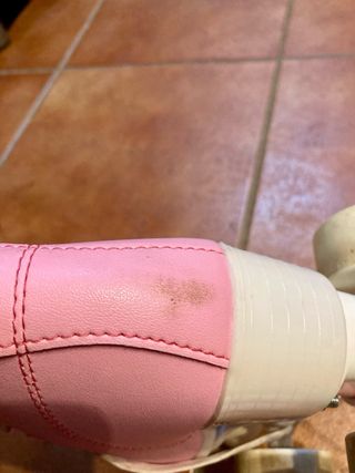 Patines rosas talla 32 y protecciones