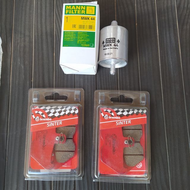 Filtro Gasolina Mann MWK 44 y Pastillas Brembo