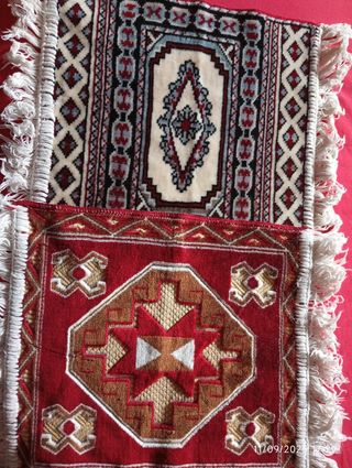 Tappetini decorativi con frange
