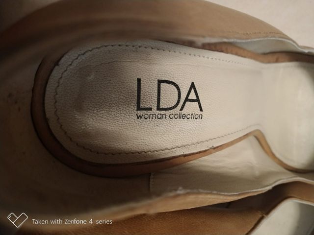 Scarpe tacco 12 vera pelle open top