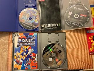 Juegos PS2: Sonic / Metal Gear Solid 3