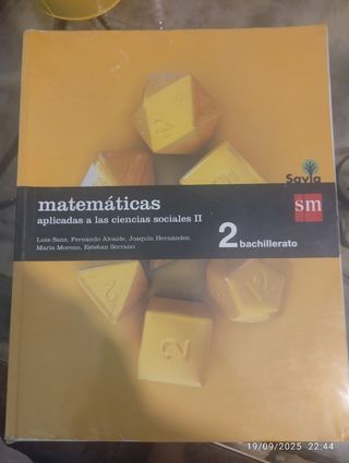 Matemáticas aplicadas a las ciencias sociales I...