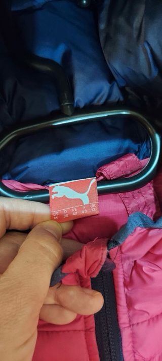 Chaqueta Puma Rosa con Capucha