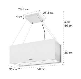 Campana extractora Klarstein Blanca