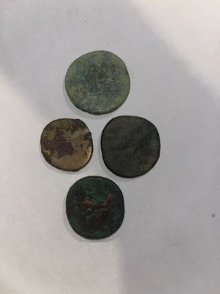 Lote 4 Monedas Romanas de 
Adriano