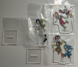 SELLADOS LOTE STANDS ACRÍLICOS DIGIMON 02 BANDAI