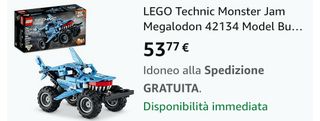 Lego Shark Monster Truck 42134