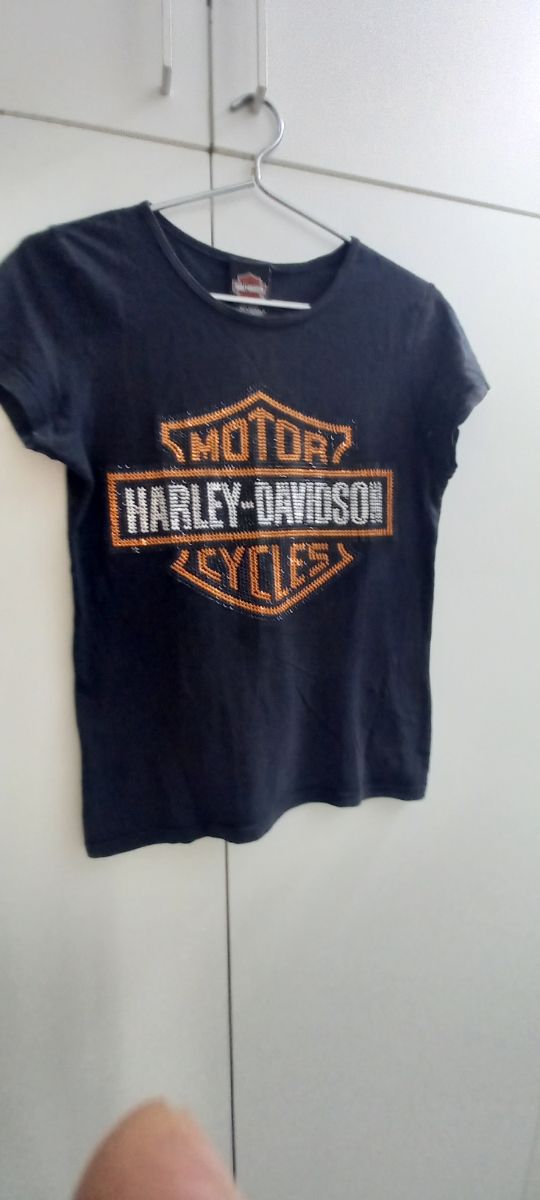Maglietta Harley-Davidson Donna Nera