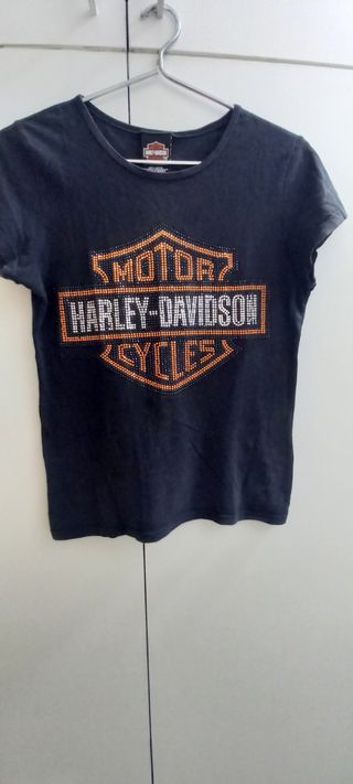 Maglietta Harley-Davidson Donna Nera