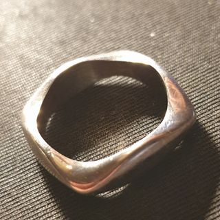 Anillo Plata Cuadrado Macizo. - Ref 1909252303