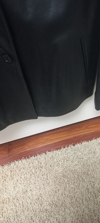 Chaqueta de Piel Negra