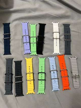 Correa Apple Watch Ultra calidad premiun blanca