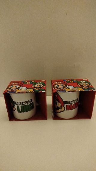 Tazas Super Mario Bros Nintendo