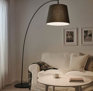 Pie de lámpara SKAFTET IKEA negro