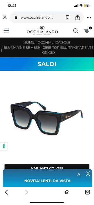Occhiali da sole Blumarine donna