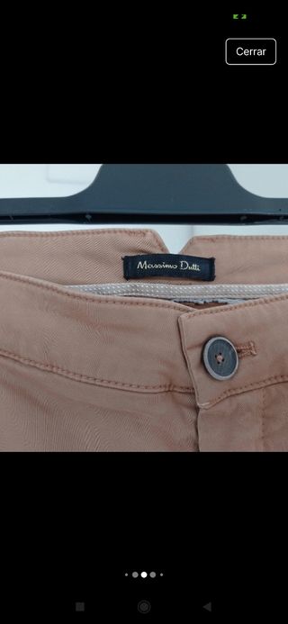 Pantalones Chinos Massimo Dutti Talla 38