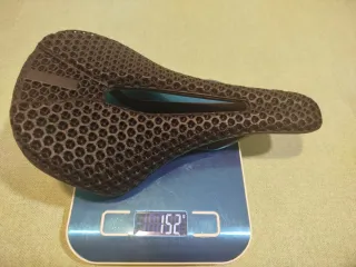 Sillín Carbono Bici Diseño 3D panel abeja 152grs