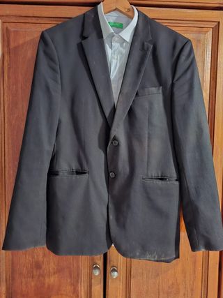 Chaqueta de vestir de Mango Negra