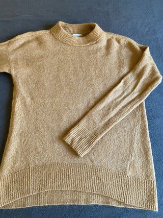 Jersey H&M lana mohair marrón Talla XS