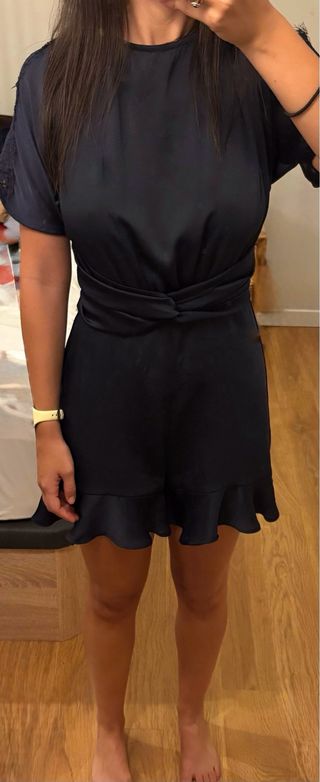 Vestido / mono azul corto fiesta