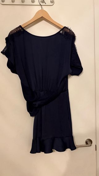 Vestido / mono azul corto fiesta