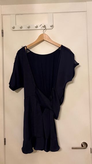 Vestido / mono azul corto fiesta