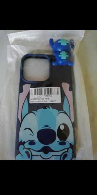 Cover iPhone 13 Pro Stitch con figura