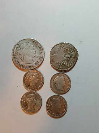 12 Monedas Españolas.