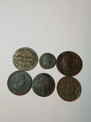 12 Monedas Españolas.