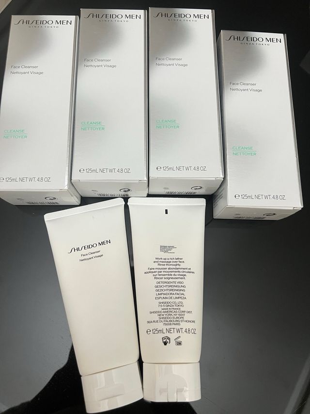 Detergente viso uomo Shiseido 125ml