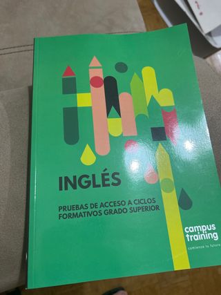 libro de inglés pruebas de acceso a grado superior